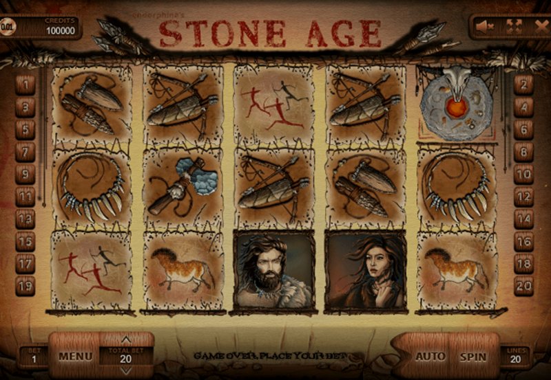Играть Stone Age от Kagaming в казино 1Win