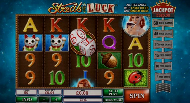 Играть Streak of Luck от Playtech в казино 1Win