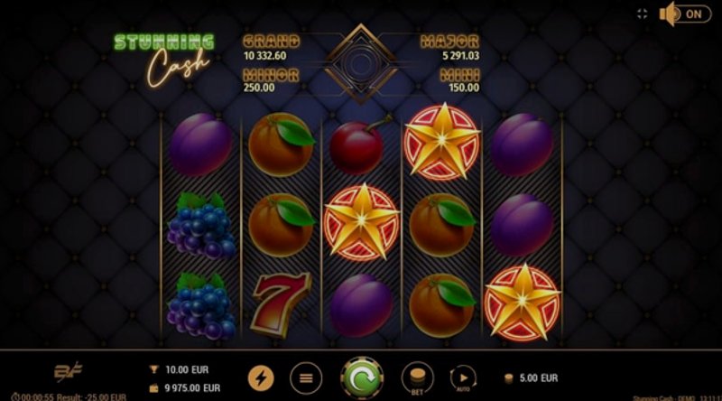 Играть Stunning Cash от Bf Games в казино 1Win