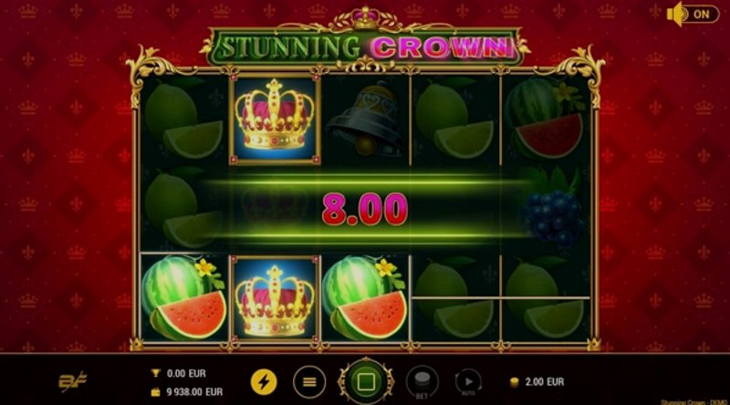 Играть Stunning Crown от Bf Games в казино 1Win