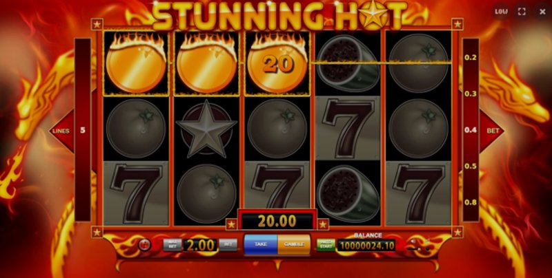 Играть Stunning Hot от Bf Games в казино 1Win
