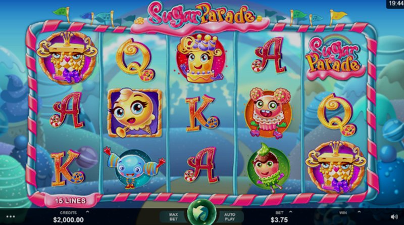 Играть Sugar Parade от Microgaming в казино 1Win