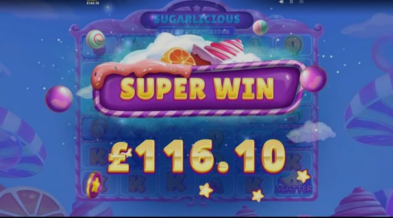 Играть Sugarlicious EveryWay от Red Tiger в казино 1Win
