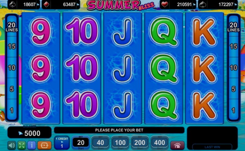 Играть Summer Bliss от Amusnet Interactive в казино 1Win