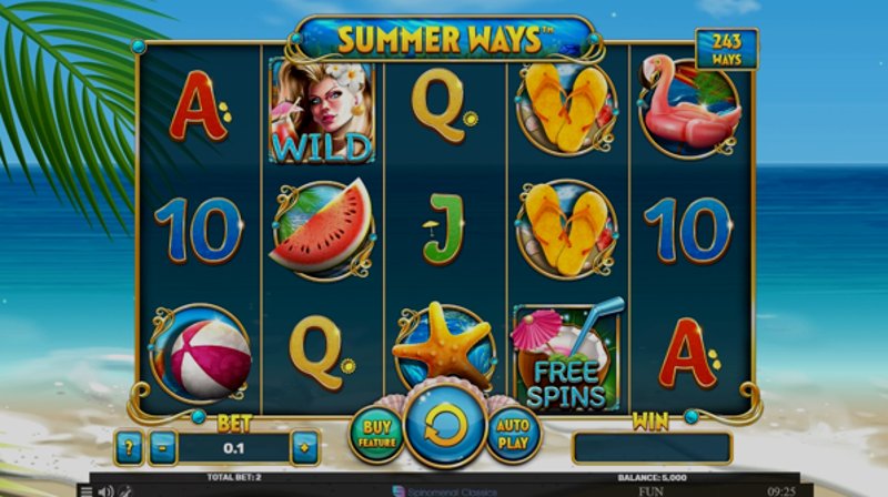 Summer Ways Spinomenal в казино 1Win (1Вин) Summer Ways Spinomenal в казино 1Win (1Вин)