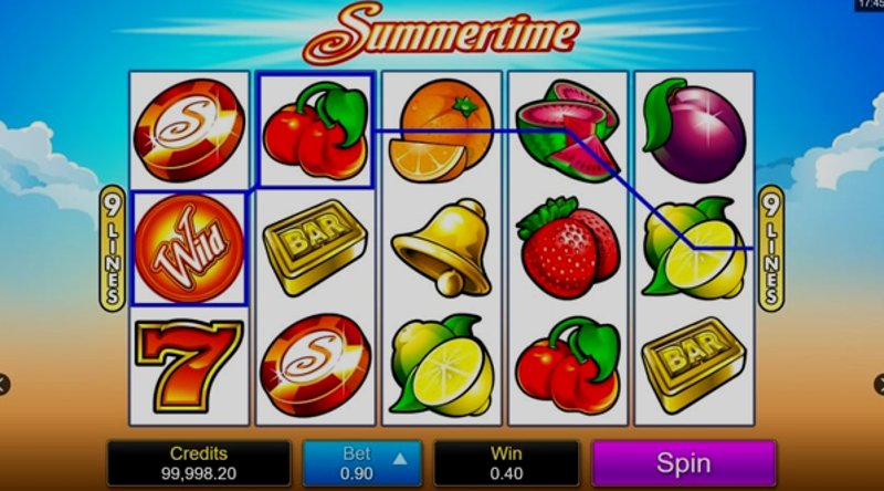Играть Summertime от Microgaming в казино 1Win