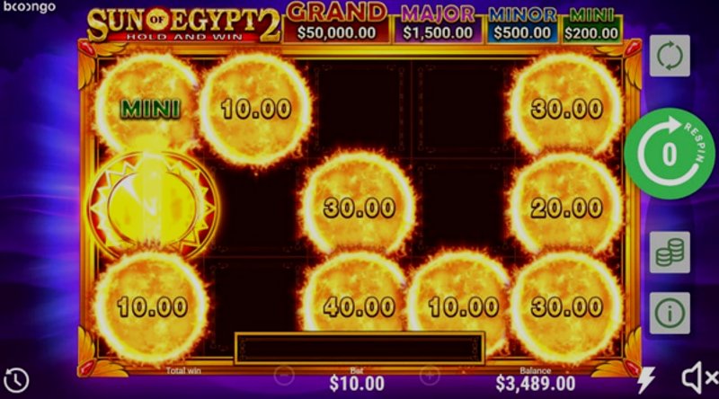 Играть Sun of Egypt 2 от Booongo в казино 1Win