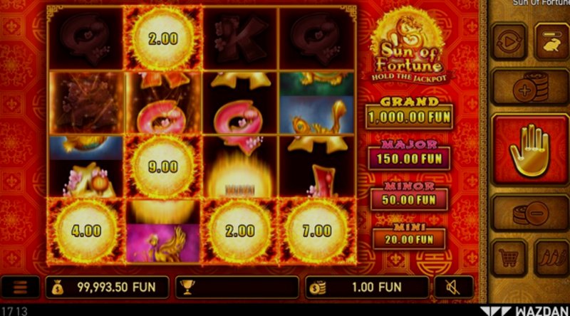 Играть Sun of Fortune от Wazdan в казино 1Win