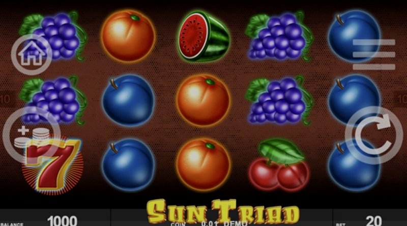 Играть Sun Triad от Spinthon в казино 1Win