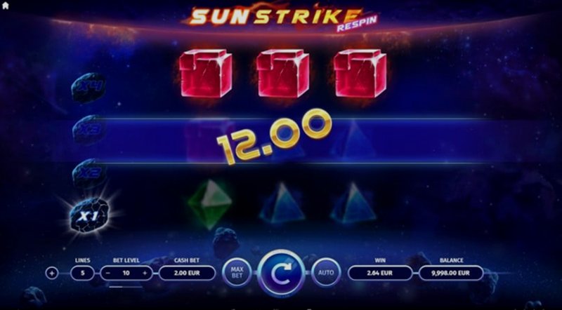 Играть Sunstrike Respin от Truelab в казино 1Win