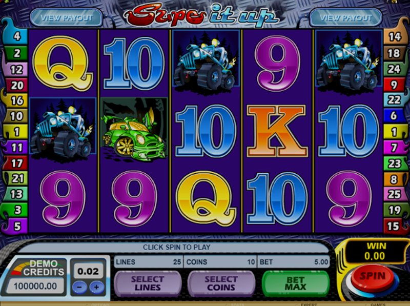 Играть Supe It Up от Microgaming в казино 1Win