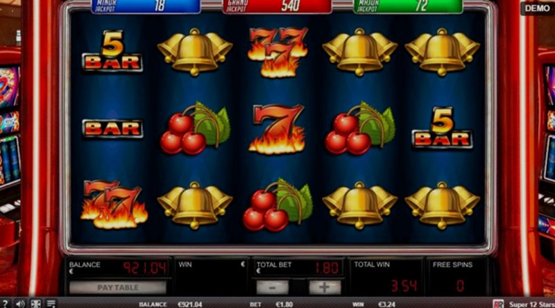 Играть Super 12 Stars от Red Rake в казино 1Win