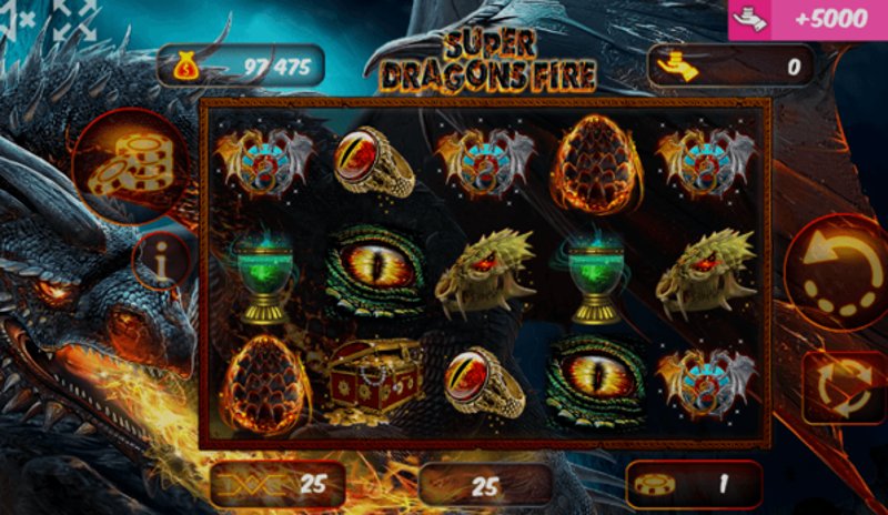 Играть Super Dragons Fire от Mrslotty в казино 1Win