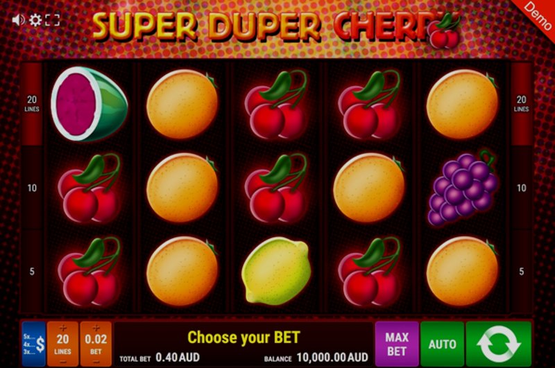 Играть Super Duper Cherry от Gamomat в казино 1Win