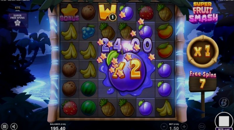 Играть Fruit Smash от Slotmill в казино 1Win