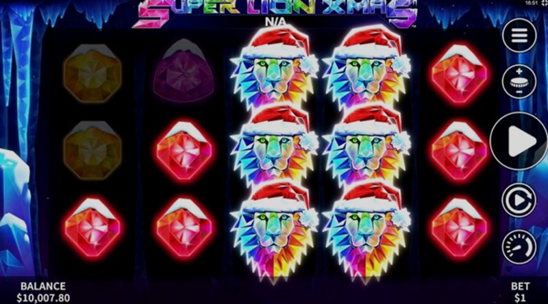 Играть Super Lion Xmas от Skywind в казино 1Win