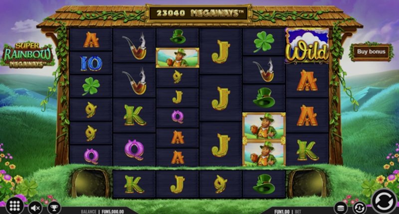 Играть Super Rainbow Megaways от 1x2gaming в казино 1Win