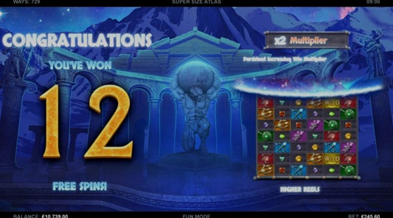 Играть Super Size Atlas от Kalamba в казино 1Win