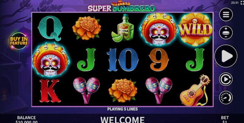 Играть Super Sombrero от Skywind в казино 1Win