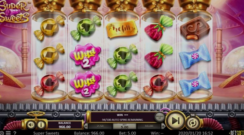 Играть Super Sweets от Betsoft в казино 1Win