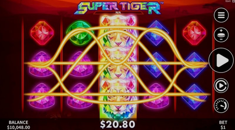 Играть Super Tiger от Skywind в казино 1Win