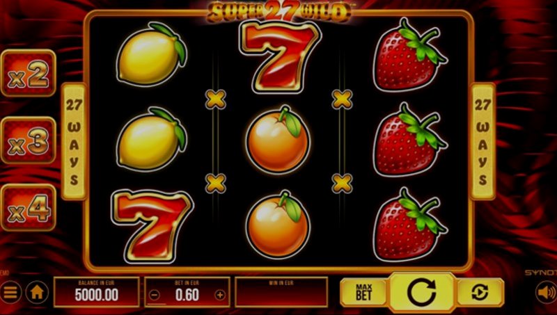 Играть Super Wild 27 от Synot в казино 1Win