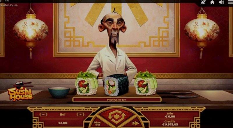 Играть Sushi House от Spinmatic в казино 1Win