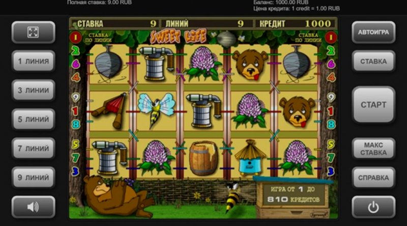 Играть Sweet Life от Igrosoft в казино 1Win