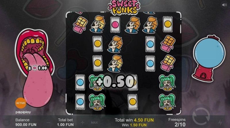 Играть Sweet Punks от Popiplay в казино 1Win