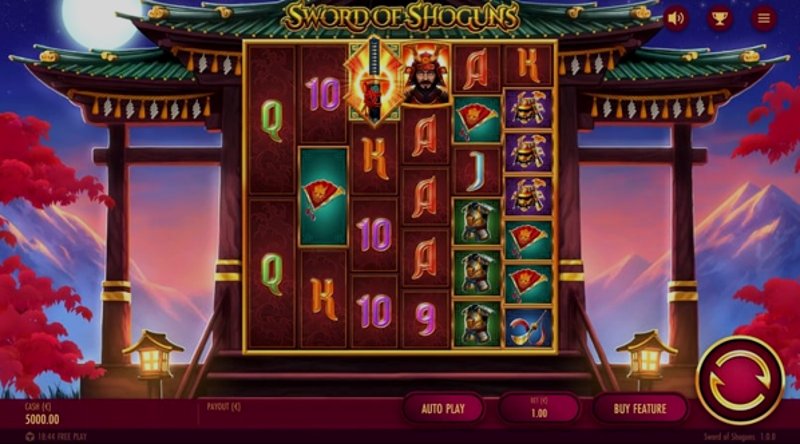 Играть Sword of Shoguns от Thunderkick в казино 1Win