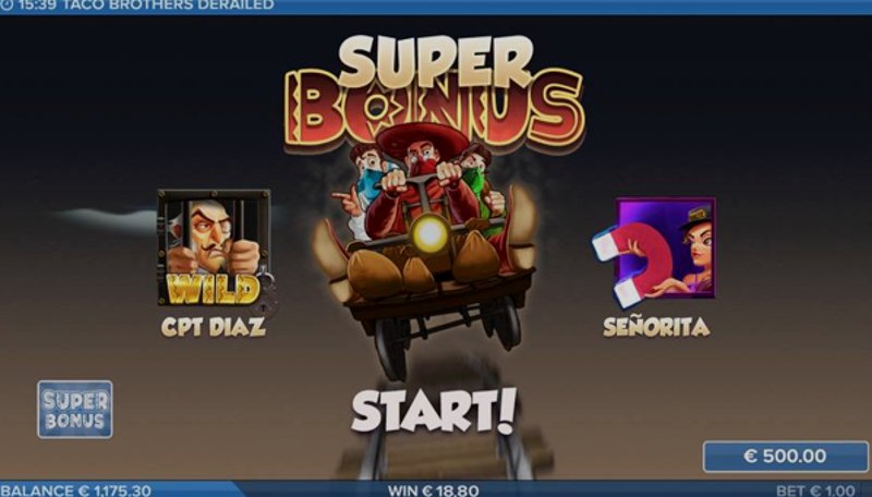 Играть Taco Brothers Derailed от Elk в казино 1Win