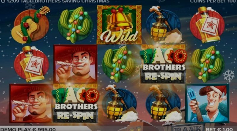 Играть Taco Brothers Saving Christmas от Elk в казино 1Win