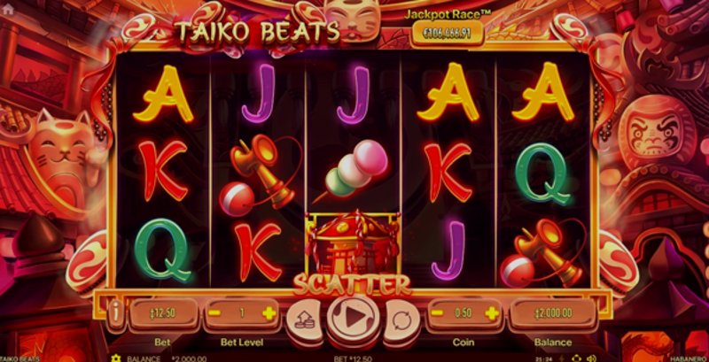 Играть Taiko Beats от Habanero в казино 1Win
