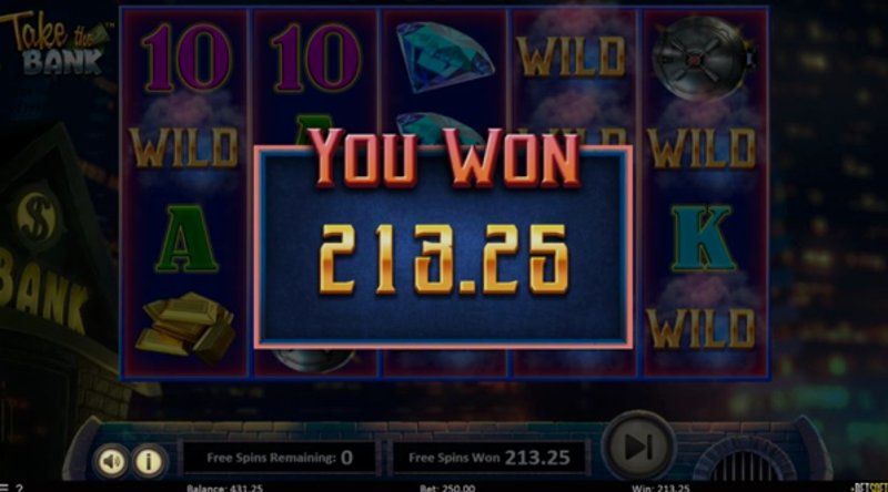 Играть Take The Bank от Betsoft в казино 1Win