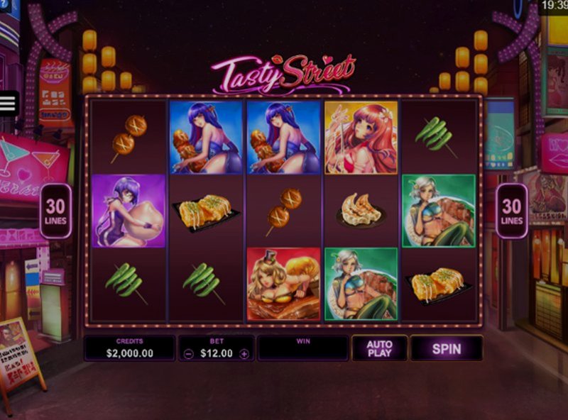 Играть Tasty Street от Microgaming в казино 1Win