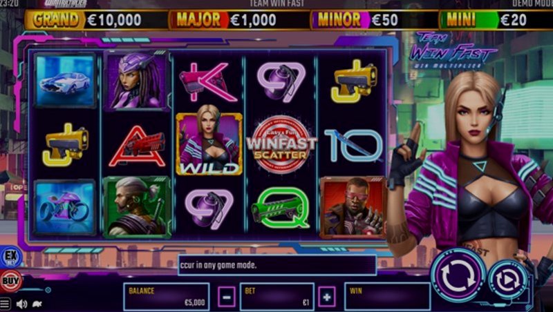 Играть Team Win Fast от Bluehorn в казино 1Win