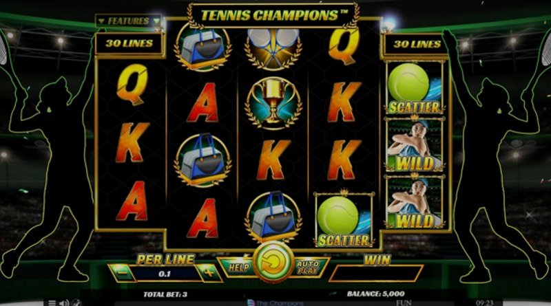 Играть Tennis Champions от Champion в казино 1Win