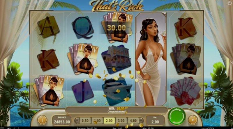 Играть That’s Rich от Playn Go в казино 1Win