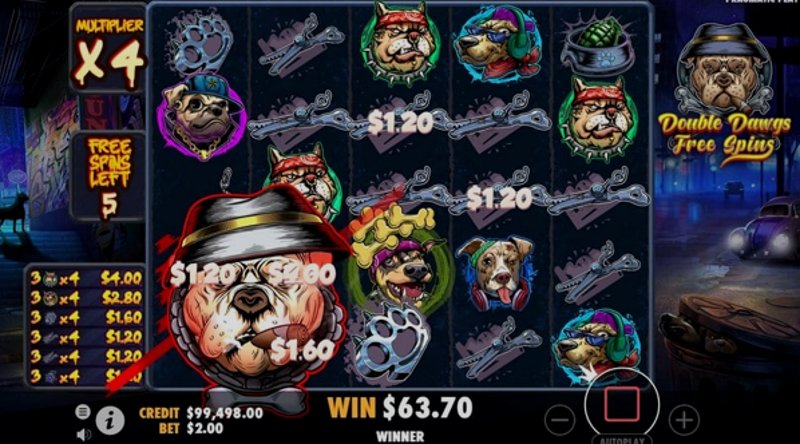 Играть The Big Dawgs от Pragmatic в казино 1Win
