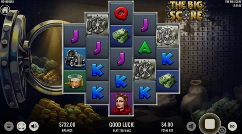 Играть The Big Score от Platipus в казино 1Win