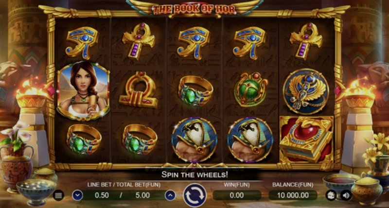 Играть The Book Of Hor от Zillion в казино 1Win