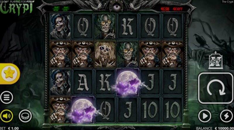 Играть The Crypt от No Limit City в казино 1Win