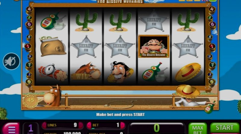 Играть The Elusive Gonzales от Belatra в казино 1Win