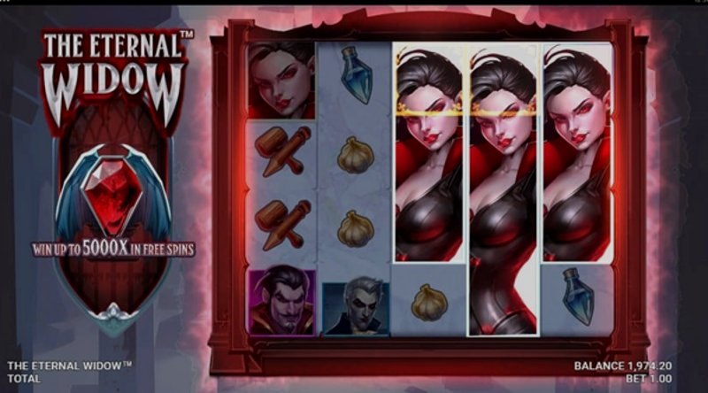Играть The Eternal Widow от Microgaming в казино 1Win
