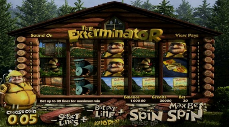 Играть The Exterminator от Betsoft в казино 1Win