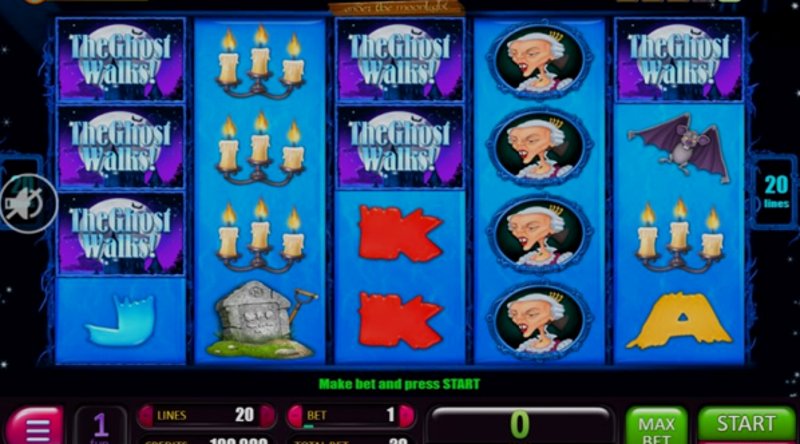 Играть The Ghost Walks от Belatra в казино 1Win