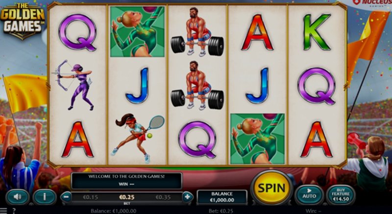 Играть The Golden Games от Nucleus Gaming в казино 1Win