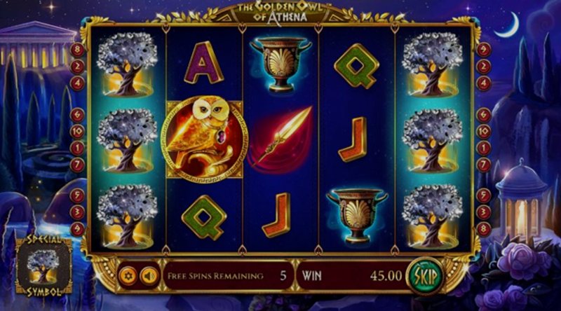 Играть The Golden Owl of Athena от Betsoft в казино 1Win