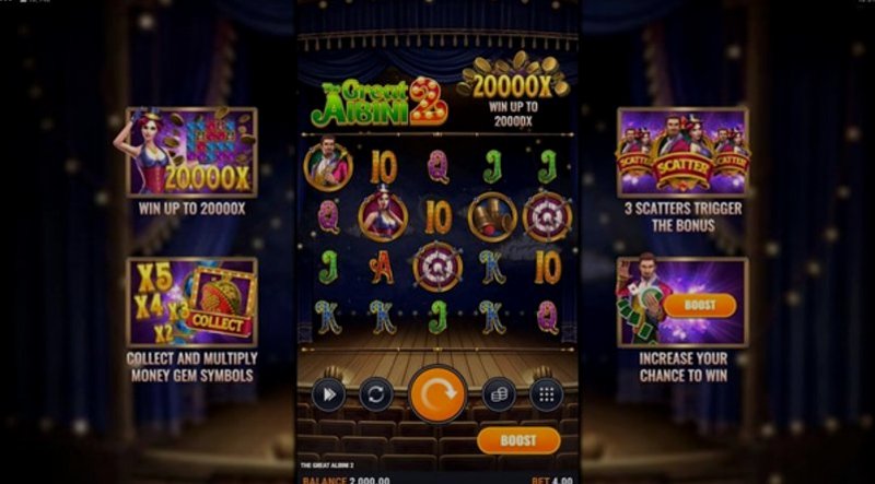 Играть The Great Albini 2 от Microgaming в казино 1Win