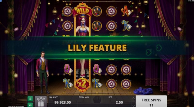 Играть The Great Albini от Microgaming в казино 1Win